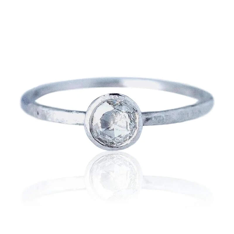 Premium Jewelry, Premium Discounts – Act Fast Rose Cut Diamond in Platinum