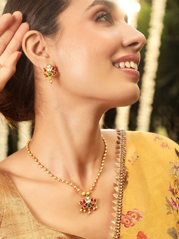 Exclusive Jewelry Sale Event – Shop Now Rubans Divine Harmony Kemp Stone Lotus Motif Pearl Beaded Choker Set Exclusive Jewelry Sale Event – Shop Now Rubans Divine Harmony Kemp Stone Lotus Motif Pearl Beaded Choker Set