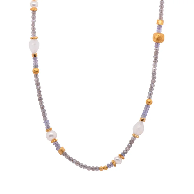 The Ultimate Jewelry Sale – Shop Premium Styles Joyla Vermeil 2mm Labradorite, Pearls, Tanzanite, Rainbow Moonstone Necklace The Ultimate Jewelry Sale – Shop Premium Styles Joyla Vermeil 2mm Labradorite, Pearls, Tanzanite, Rainbow Moonstone Necklace