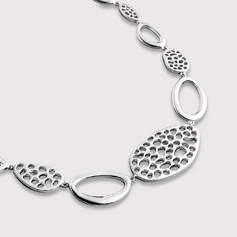 Buy More, Save More On Stunning Jewelry Pieces Disc Lattice Link Necklace