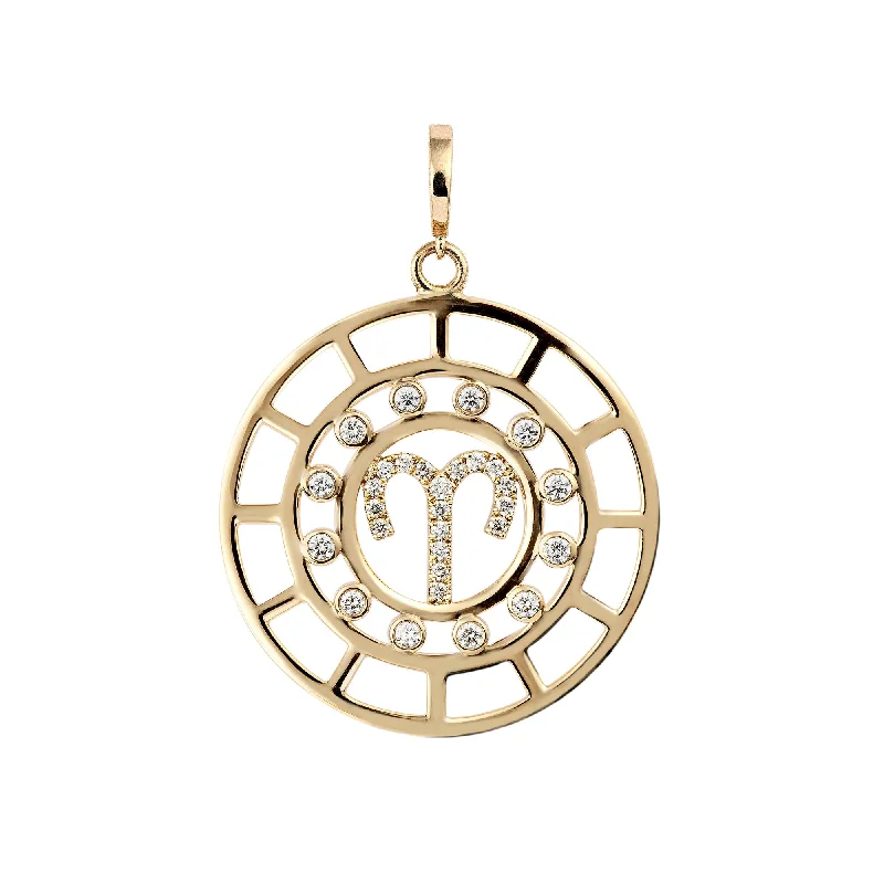 Flash Sale On Stunning Jewelry – Don't Miss Out Zodiac Aries 18K Gold or Whitegold Pendant w. Diamonds Flash Sale On Stunning Jewelry – Don't Miss Out Zodiac Aries 18K Gold or Whitegold Pendant w. Diamonds