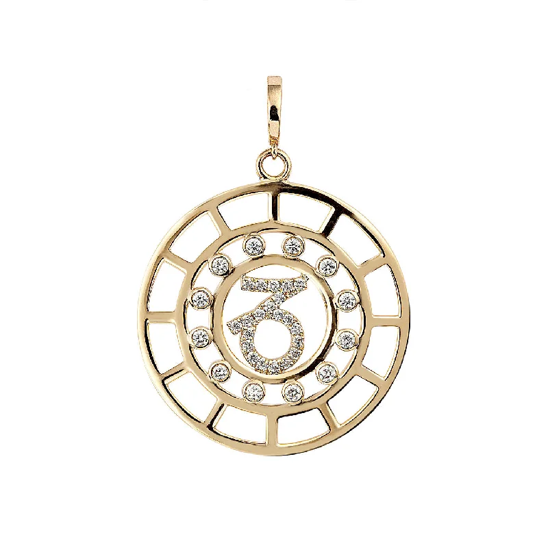 Discounted Luxury Jewelry – Shine Without The Splurge Zodiac Capricorn 18K Gold or Whitegold Pendant w. Diamonds Discounted Luxury Jewelry – Shine Without The Splurge Zodiac Capricorn 18K Gold or Whitegold Pendant w. Diamonds
