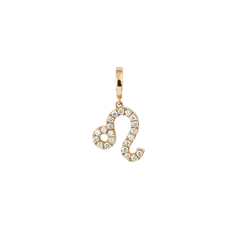 Affordable Luxury Jewelry For Every Occasion Zodiac Leo 18K Gold or Whitegold Charm w. Diamonds Affordable Luxury Jewelry For Every Occasion Zodiac Leo 18K Gold or Whitegold Charm w. Diamonds