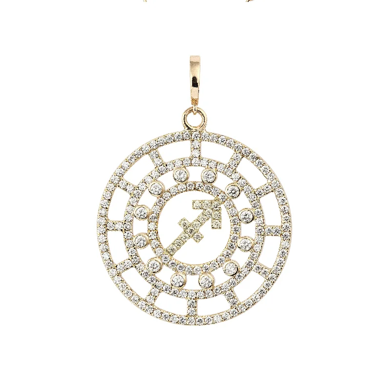 Seasonal Jewelry Sale – Upgrade Your Style Today Zodiac Pavé Sagittarius 18K Gold or Whitegold Pendant w. Diamonds Seasonal Jewelry Sale – Upgrade Your Style Today Zodiac Pavé Sagittarius 18K Gold or Whitegold Pendant w. Diamonds