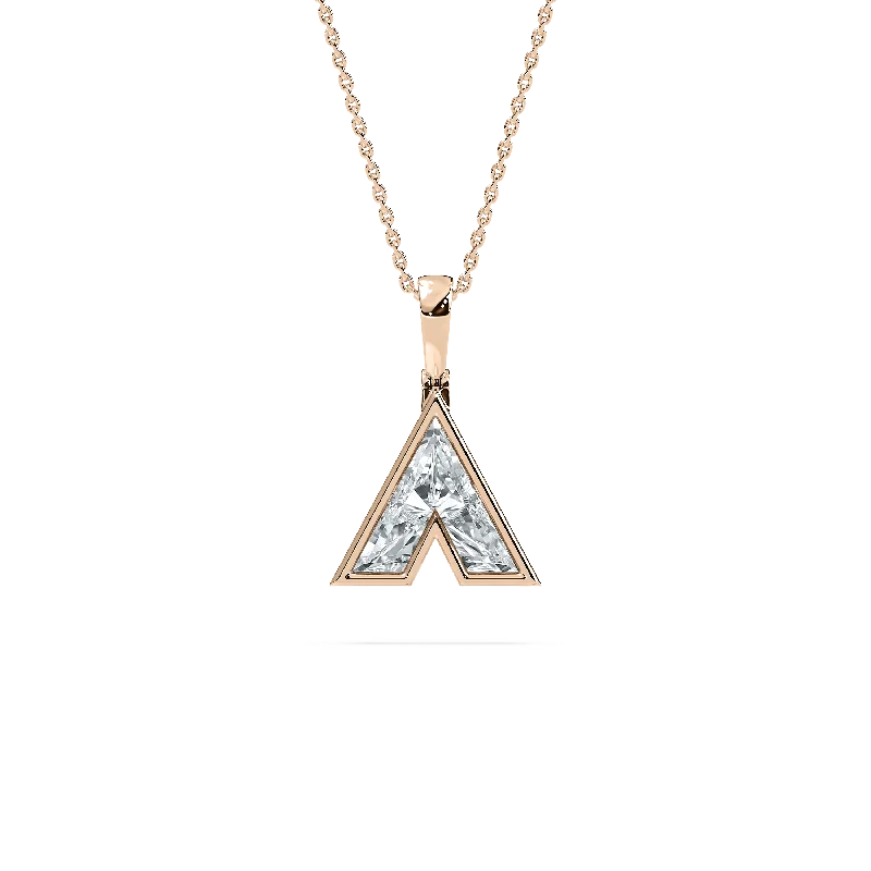 Personalized Engraved Jewelry For Meaningful Gifts Faceted Diamond Initial