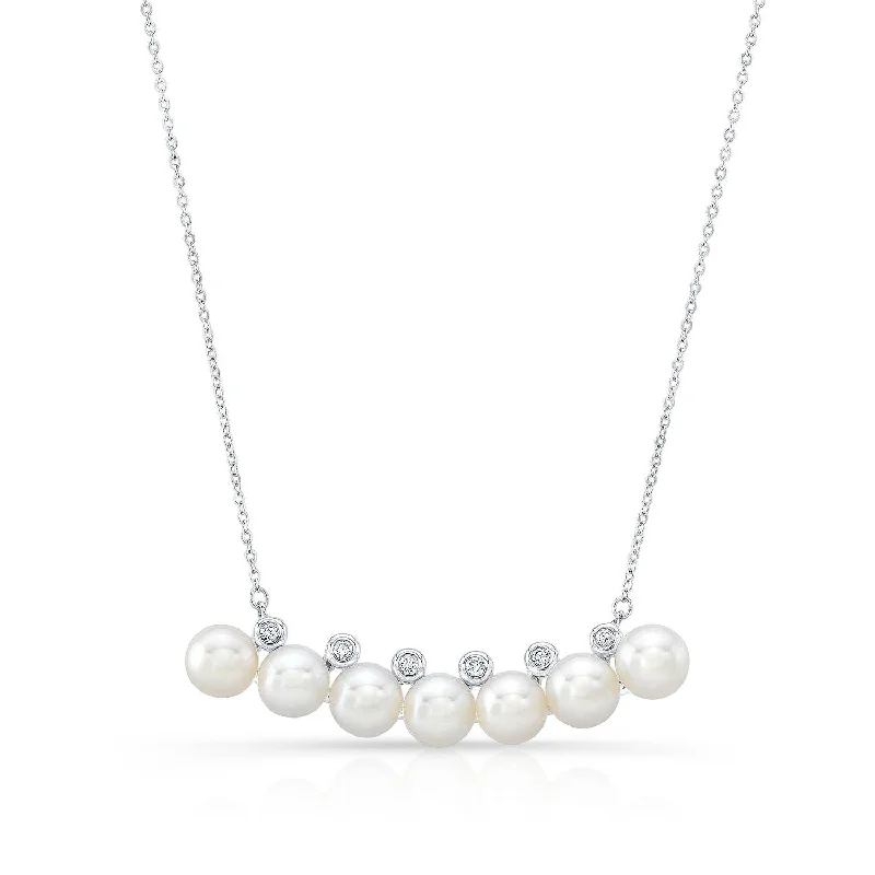 Seasonal Jewelry Clearance – Best Styles At The Lowest Prices Freshwater Pearl Bar Necklace In 14k White Gold, 16-18 Inch Chain Seasonal Jewelry Clearance – Best Styles At The Lowest Prices Freshwater Pearl Bar Necklace In 14k White Gold, 16-18 Inch Chain