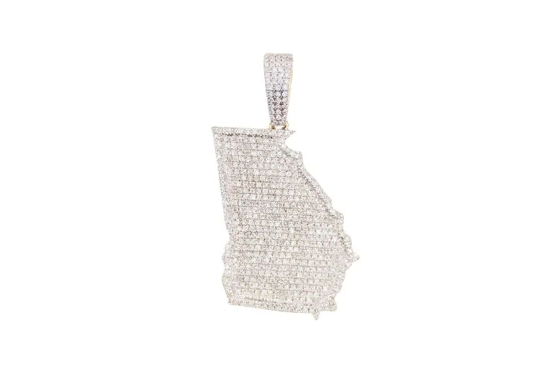 Affordable Glamour – Premium Jewelry For Less Georgia Diamond Pendant