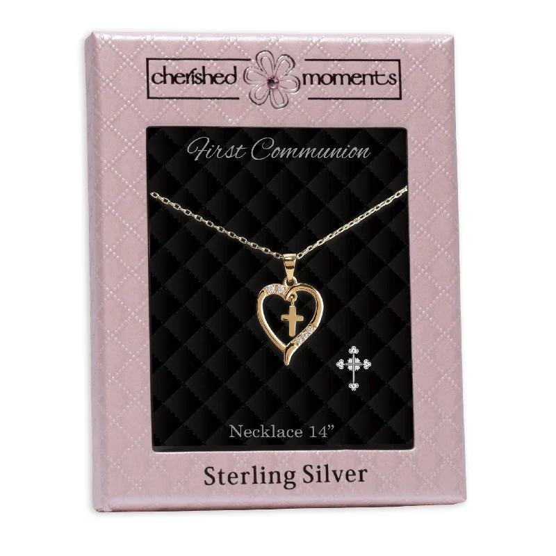 Holiday Jewelry Sale – Perfect Gifts At The Best Prices Girls First Communion Gold-Plated Dancing Cross Heart Necklace Holiday Jewelry Sale – Perfect Gifts At The Best Prices Girls First Communion Gold-Plated Dancing Cross Heart Necklace