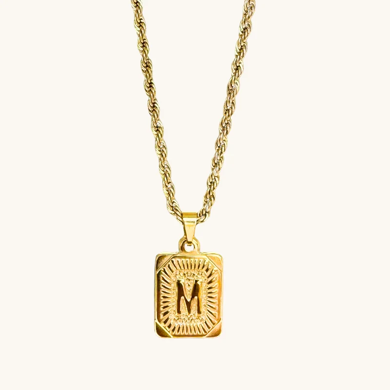 Must-Have Jewelry At Unbelievable Discounts Gold Kids' Rope Chain Initial Necklace