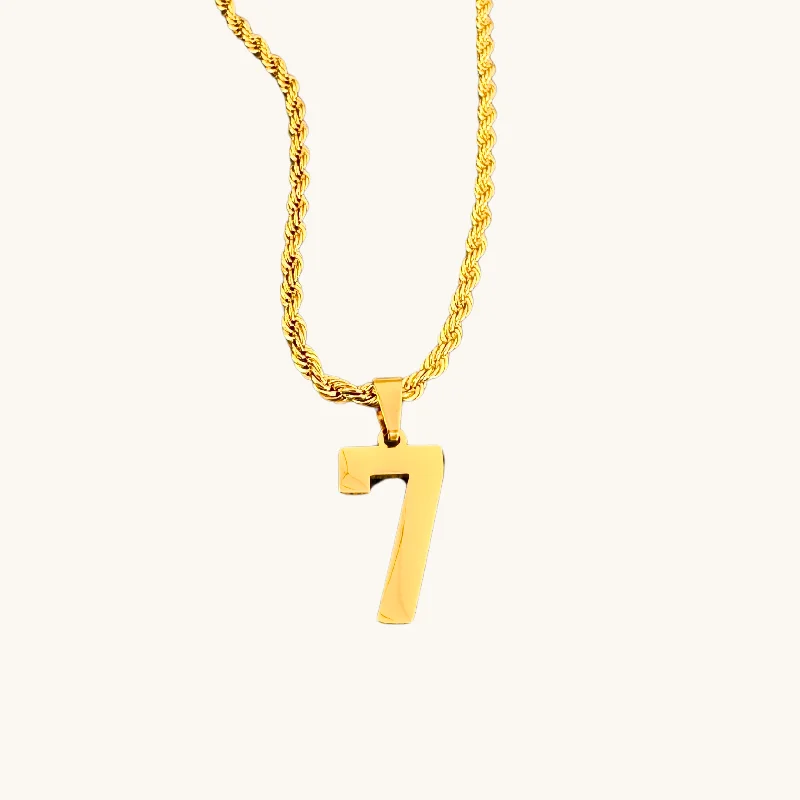 Premium Diamond Jewelry At Once-In-A-Lifetime Discounts Gold Personalized Number Necklace Premium Diamond Jewelry At Once-In-A-Lifetime Discounts Gold Personalized Number Necklace