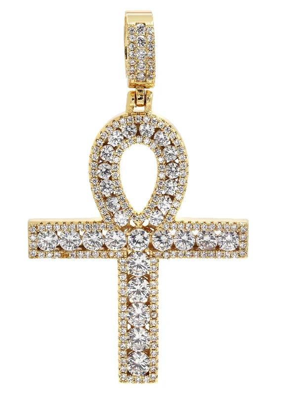 Jewelry Clearance Sale – Final Reductions Gold Plated Ankh Pendant | 11.7 Grams