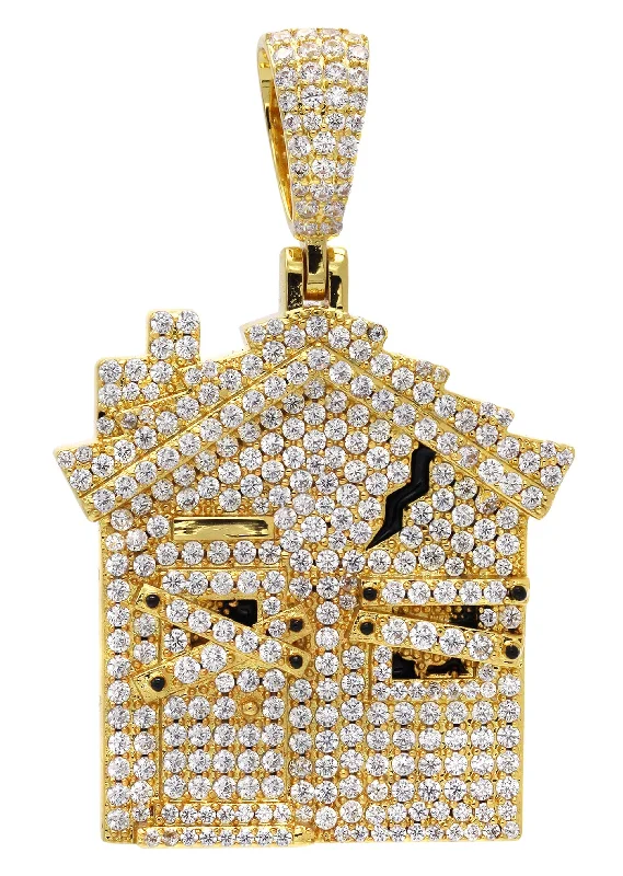Jewelry Sale Alert – Shop Timeless Elegance Today Gold Plated House Pendant | 18.7 Grams