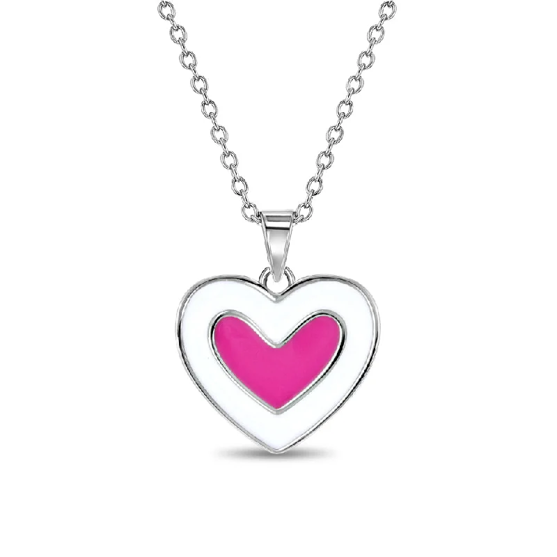 Once-A-Year Jewelry Sale – Grab Your Favorites Now Heart to Heart Kids / Children's / Girls Pendant/Necklace Enamel - Sterling Silver Once-A-Year Jewelry Sale – Grab Your Favorites Now Heart to Heart Kids / Children's / Girls Pendant/Necklace Enamel - Sterling Silver