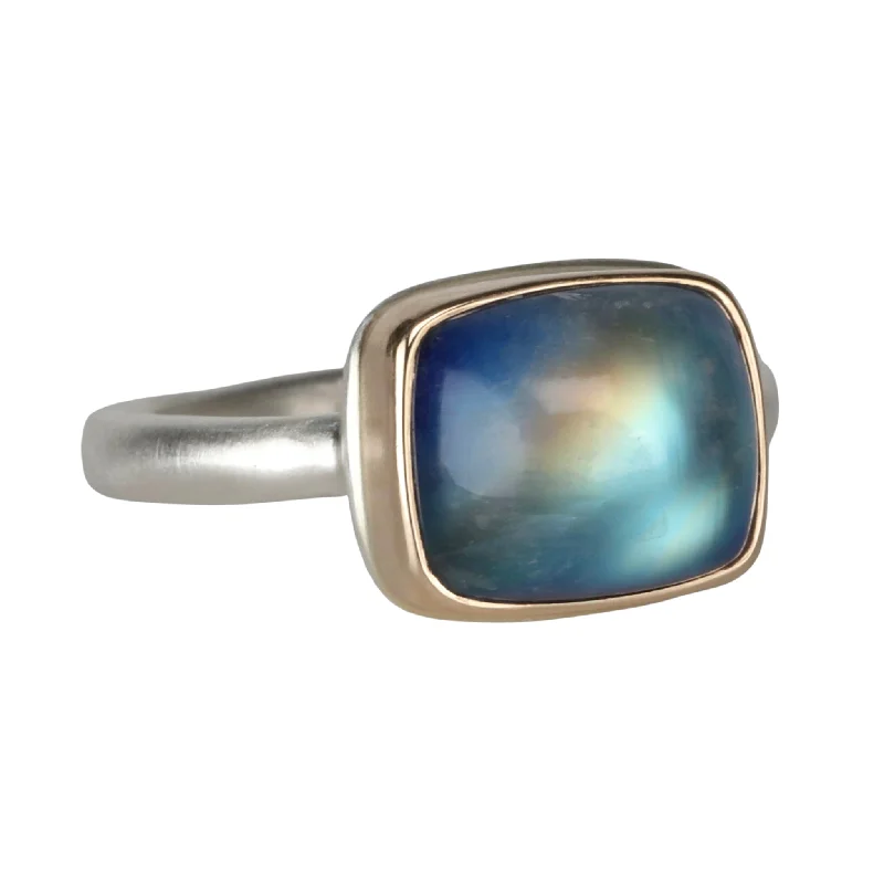 Exclusive Savings On Timeless Jewelry Pieces East-West Smooth Rainbow Moostone Ring Exclusive Savings On Timeless Jewelry Pieces East-West Smooth Rainbow Moostone Ring