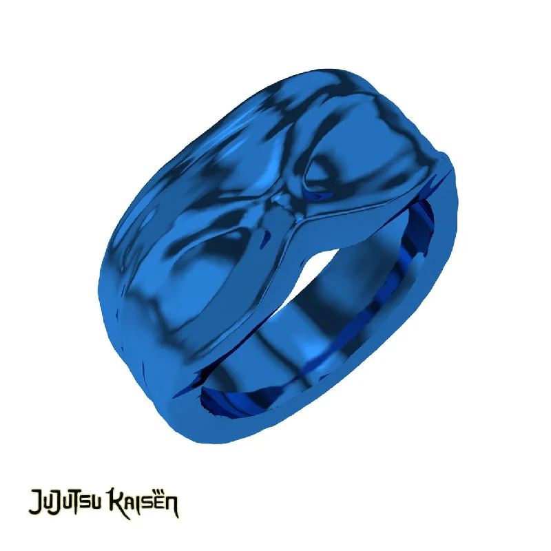 Delicate Crystal Jewelry For Sophisticated Charm Jujutsu Kaisen™ Satoru's Blindfold Ring - Limited Edition Color