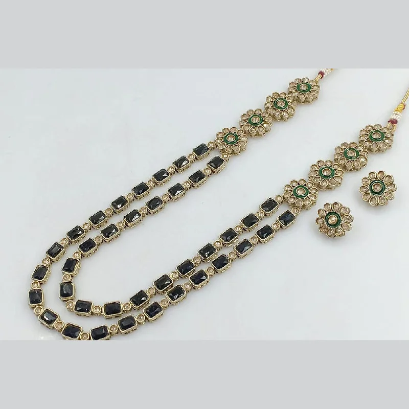 Elegant Jewelry, Exclusive Prices – Shop Now Kavita Art Gold Plated Crystal Stone Long Necklace Set