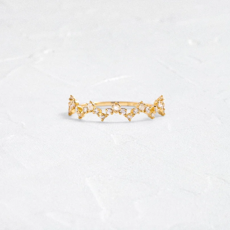 High-End Sparkle, Low-End Prices – Jewelry Sale Live Lace Edge Ring - In Stock