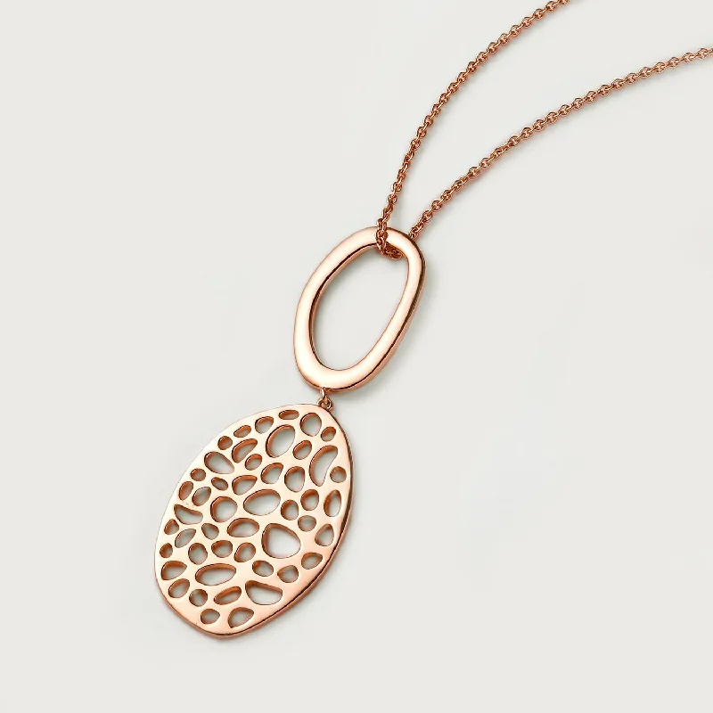 Lattice Double Link Necklace