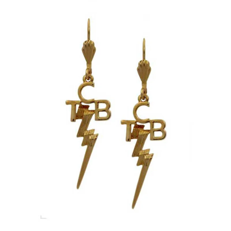 Limited-Stock Jewelry Clearance – Grab Your Favorites Now Lowell Hays Gold Plated TCB Earrings