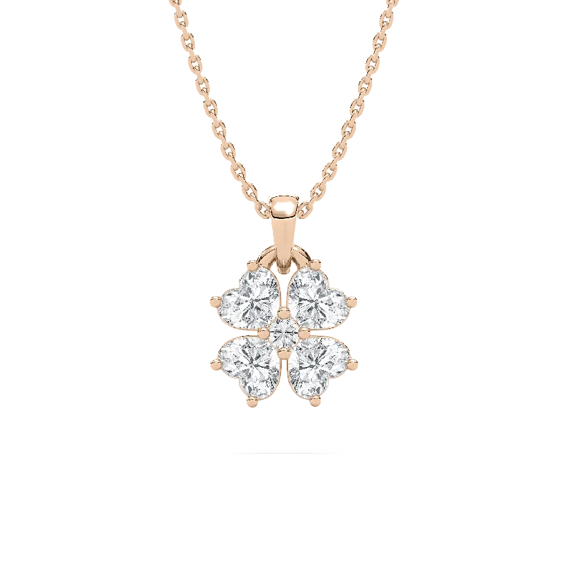 Customized Silver Jewelry For Unique Style Lucky in Love Heart Pendant