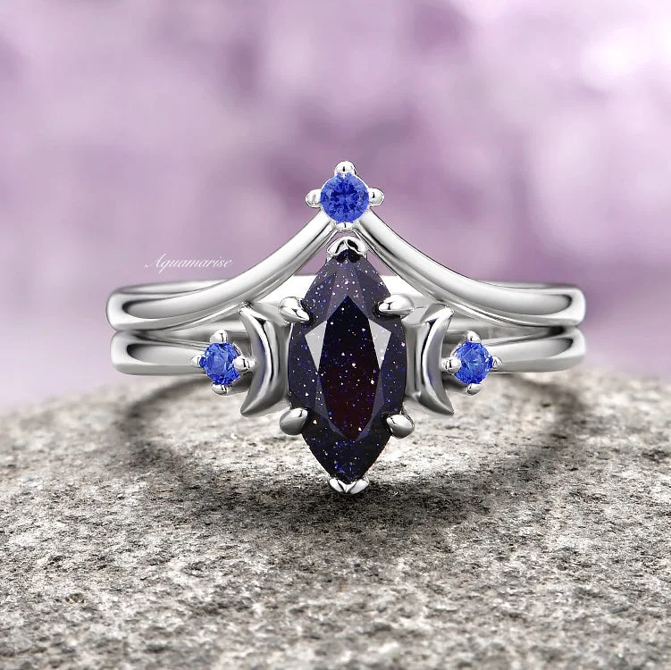 Premium Jewelry At Special Low Prices For A Limited Time Lunar Starlight Ring Set (Starry Night)- Sterling Silver Premium Jewelry At Special Low Prices For A Limited Time Lunar Starlight Ring Set (Starry Night)- Sterling Silver