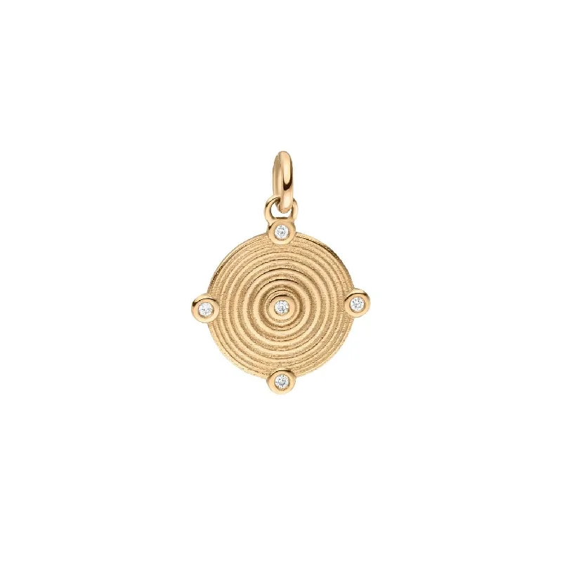 Premium Diamond Jewelry For Unforgettable Moments Memories of the Sea 18K Gold Pendant w. Lab-Grown Diamonds