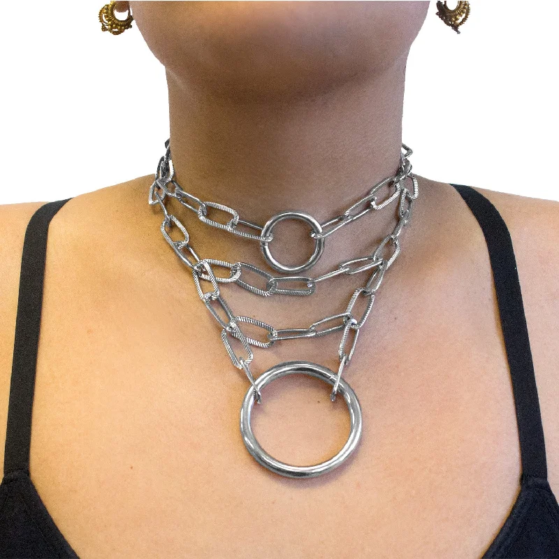 Versatile Layering Jewelry For Effortless Chic Metal Misfit Choker