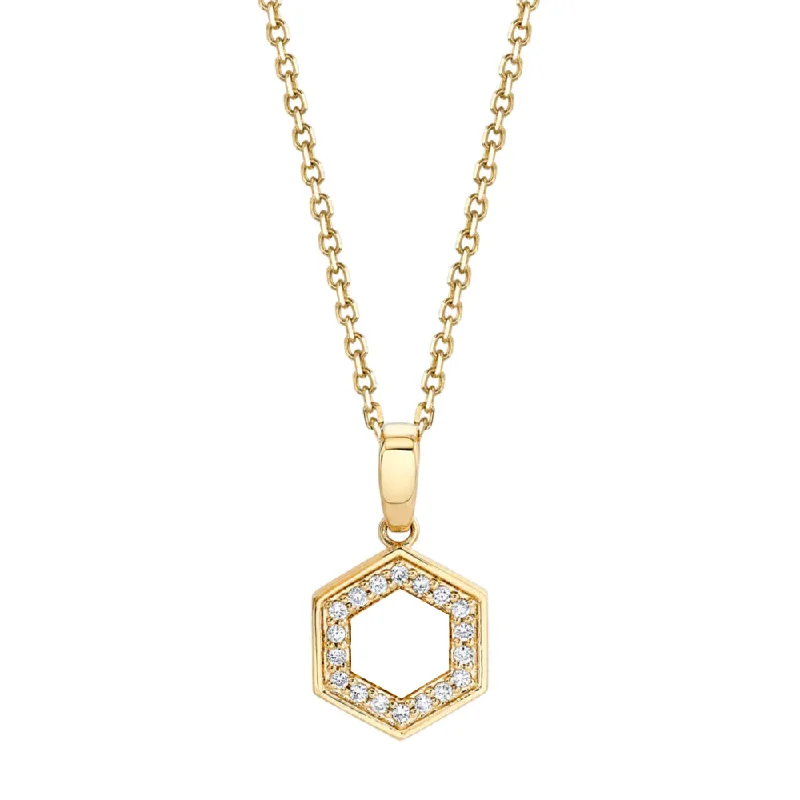 Unique Jewelry For Less – Shop The Sale Now Michael M. Mini Hex Pendant Necklace