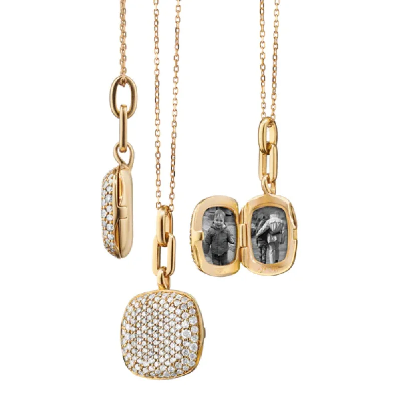 Jewelry Sale Bonanza – Grab Your Sparkle Now Monica Rich Kosann Slim "Rae" Locket Necklace with White Diamonds Jewelry Sale Bonanza – Grab Your Sparkle Now Monica Rich Kosann Slim "Rae" Locket Necklace with White Diamonds