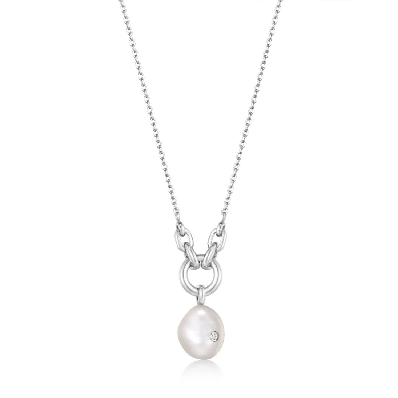 Seasonal Jewelry Sale – Upgrade Your Collection Pearl Sparkle Pendant Necklace