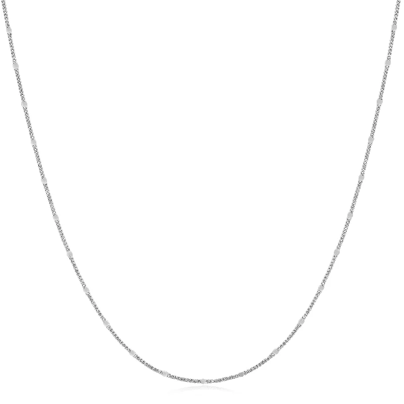 Chic And Stylish Jewelry At Discounted Prices Silver Spheres Chain Necklace