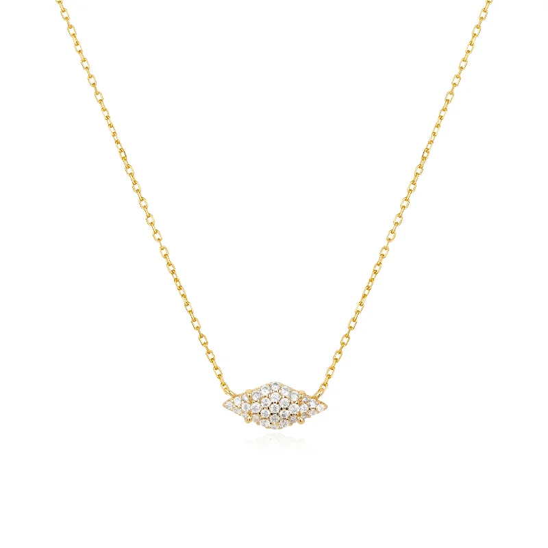 Dazzling Deals On Necklaces, Bracelets, And More Gold Pavé Sparkle Necklace