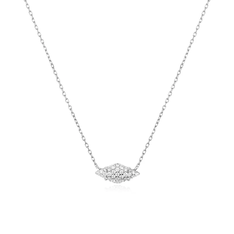 Final Call – Shop Exquisite Jewelry Before It's Gone Silver Pavé Sparkle Necklace