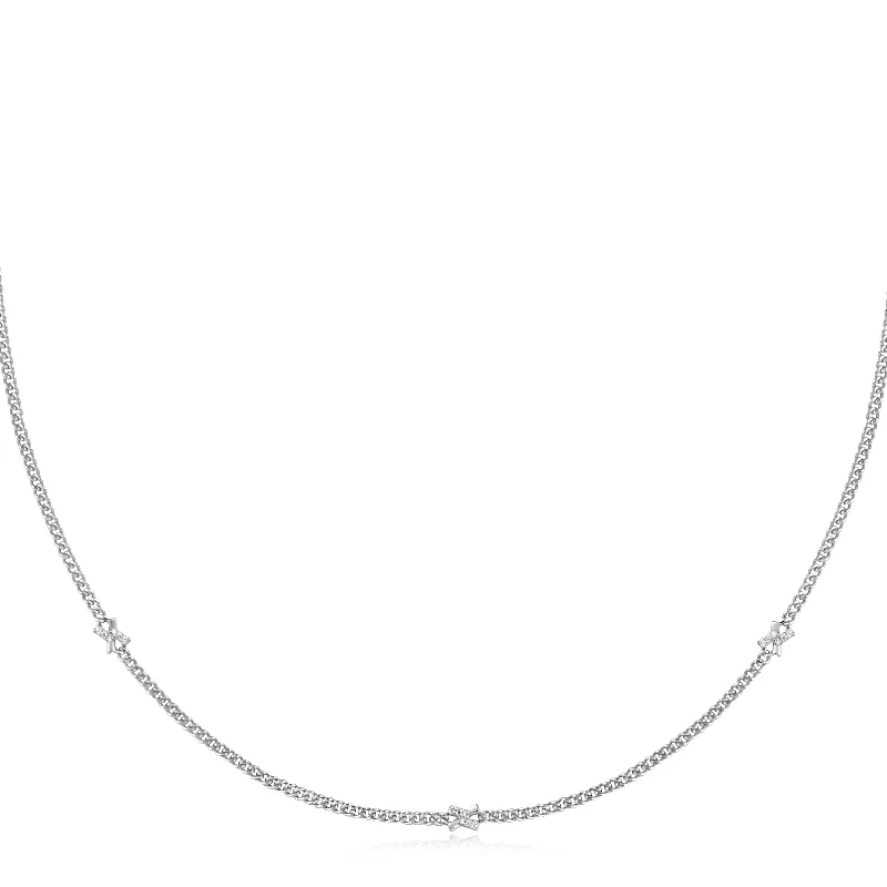 Shine Bright With Our Special Jewelry Promotions Silver Cross Station Necklace