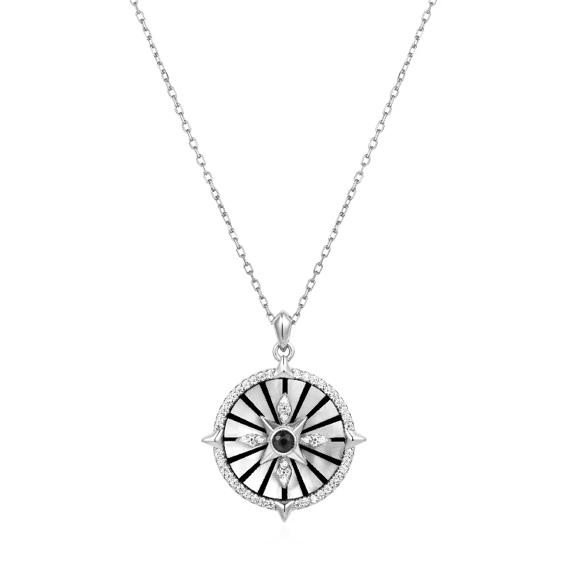 Elevate Your Jewelry Collection With Limited-Time Savings Silver Astrolabe Necklace