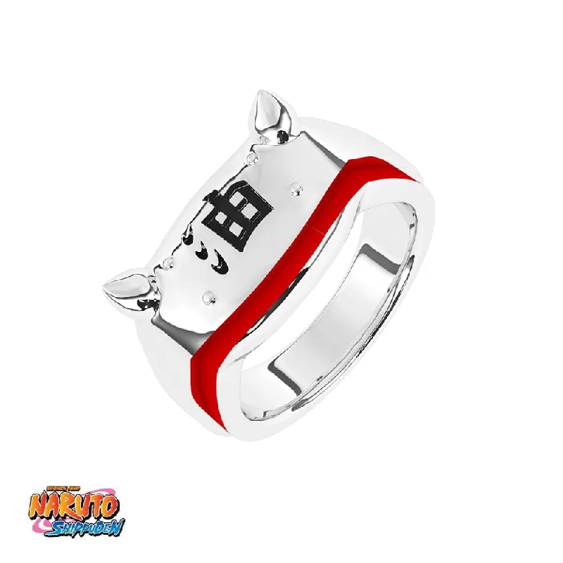 Customized Silver Jewelry For Unique Style Naruto™ Jiraiya Headband Ring