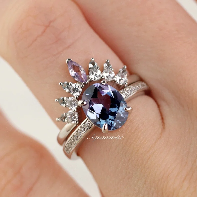 Trendy And Classic Jewelry Now At Reduced Prices Ava Alexandrite Ring- Sterling Silver