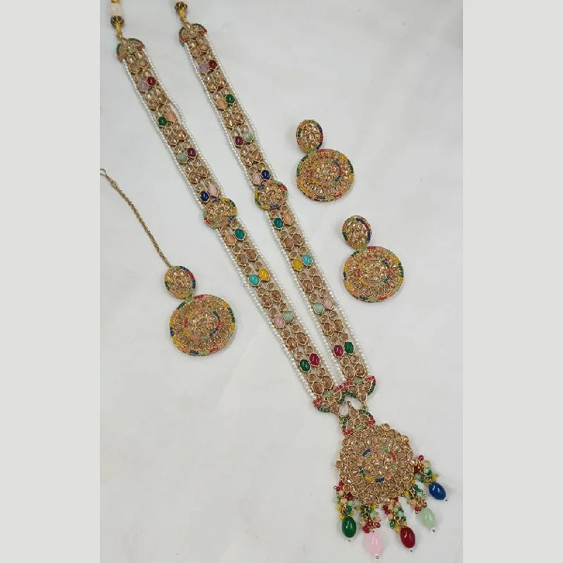 Personalized Jewelry Sale – Meaningful Gifts At Great Prices Padmawati Bangles Gold Plated Crystal Stone And Pearls Long Necklace Set