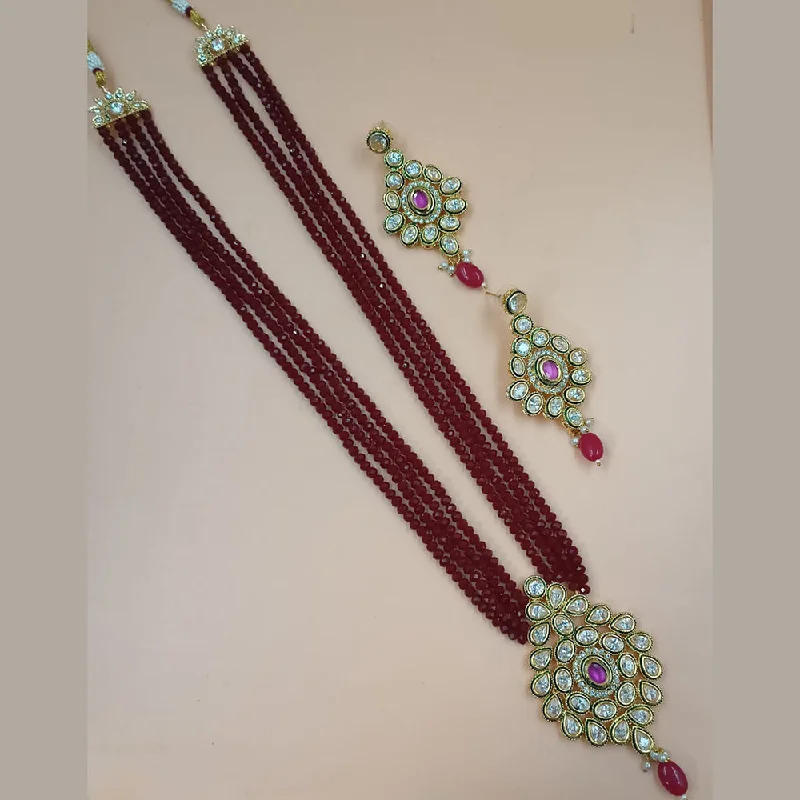 Limited-Stock Jewelry Clearance – Grab Your Favorites Now Padmawati Bangles Gold Plated Crystal Stone And Pearls Long Necklace Set Limited-Stock Jewelry Clearance – Grab Your Favorites Now Padmawati Bangles Gold Plated Crystal Stone And Pearls Long Necklace Set