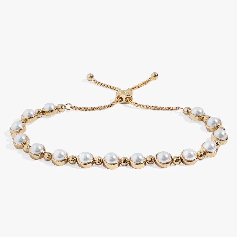 Must-Have Jewelry At Irresistible Discounts Pearl Bolo Beaded Bracelet