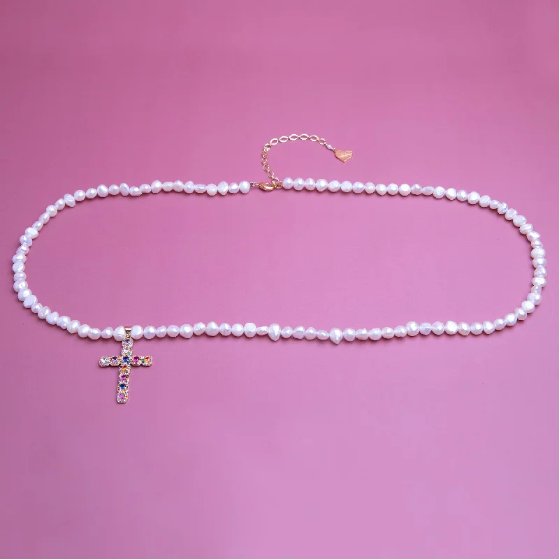 Once-A-Year Jewelry Deals – Shop Before They’Re Gone Pearl Fantasy Cross Belly Chain
