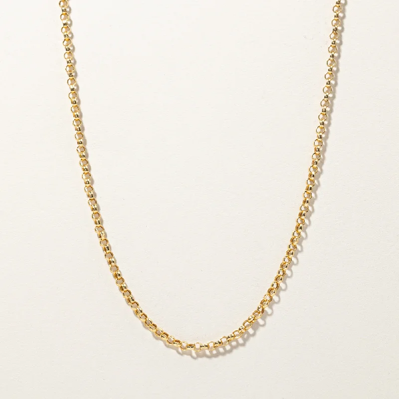 Timeless Beauty, Unbeatable Deals – Jewelry Sale On Rolo Link Chain | 19"|