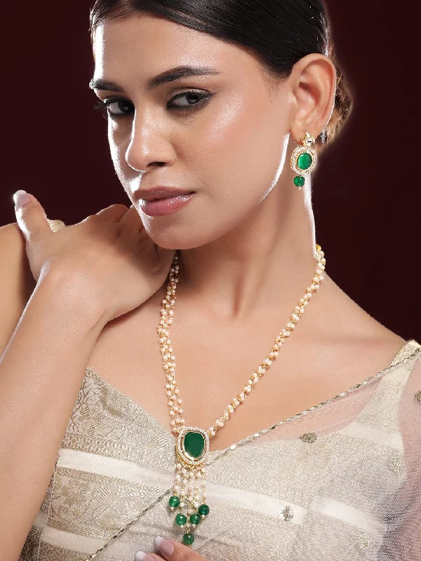 Dazzle With Discounts – Shop Jewelry On Sale Rubans 22K Gold-Plated Green Onyx & Pearl Beaded Layered Necklace Set with Cubiz Zicronia Accents Dazzle With Discounts – Shop Jewelry On Sale Rubans 22K Gold-Plated Green Onyx & Pearl Beaded Layered Necklace Set with Cubiz Zicronia Accents