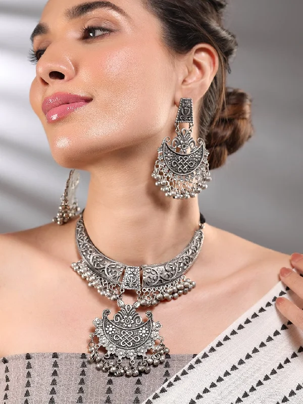 Don't Miss Out On Bestselling Jewelry At Special Prices Rubans Silver-Plated Artificial Beads Beaded Jewellery Set