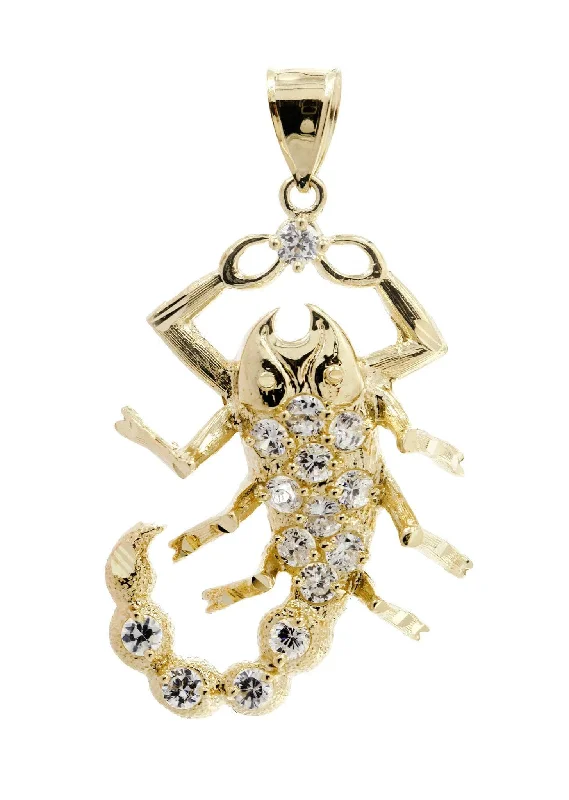 Affordable Glamour – Premium Jewelry For Less Scorpio 10K Gold Pendant | 11.9 Grams Affordable Glamour – Premium Jewelry For Less Scorpio 10K Gold Pendant | 11.9 Grams