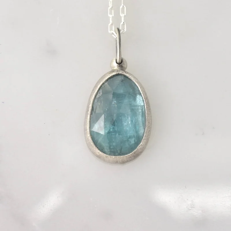 Exclusive Online Discounts On Stylish Jewelry Sea Blue Kyanite Pendant