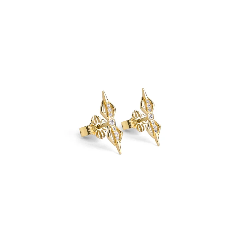 Exclusive Jewelry Sale – Limited-Time Discounts Diamond Dorje 18K Gold Studs w. Diamond