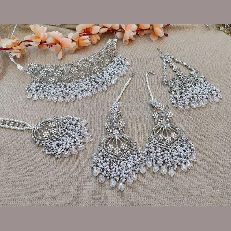 Fashion-Forward Jewelry At Incredible Prices Shree Chamunda Jewellers Silver Plated Necklace Set