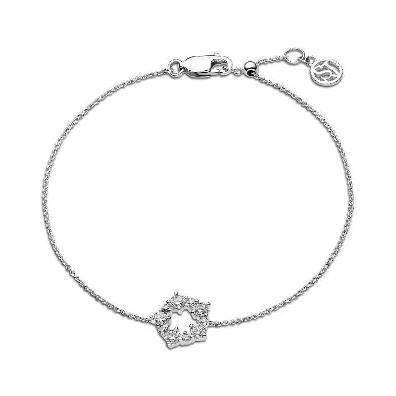 Special Offers On Handcrafted And Designer Jewelry Brina 14K Whitegold Bracelet w. Lab-Grown Diamonds