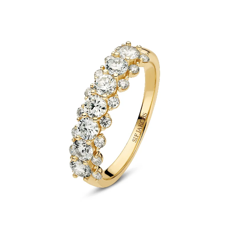 Personalized Jewelry At Special Discount Rates Fior 14K Gold Ring w. Lab-Grown Diamonds